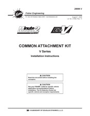 Douglas Dynamics Fisher V Series Installation Instructions Manual