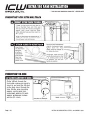 Icw ULTRA 180 Installation Manual