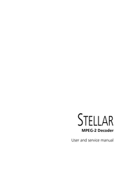 Barco STELLAR User And Service Manual