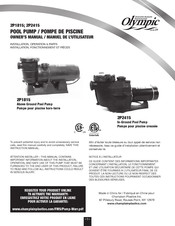 CPI Olympic 2P1815 Owner's Manual