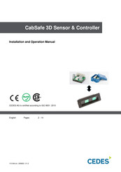 Cedes CabSafe Controller 100-PP-00, EVR, BX Installation And Operation Manual