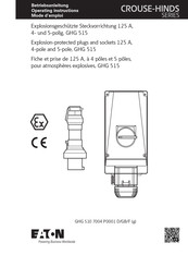 Eaton GHG 515 Operating Instructions Manual