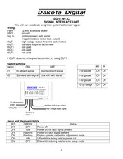 Dakota Digital SGI-8 rev. C Manual