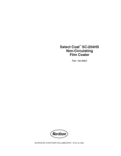 Nordson Select Coat SC-204HS Manual