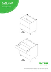 Wren 800 2 Drawer Assembly Manual