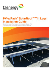 Clenergy PV-ezRack SolarRoof ER-TL-10/15 Installation Manual