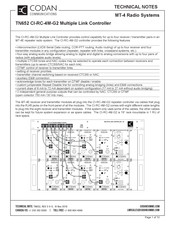 Codan CI-RC-4M-G2 Technical Notes