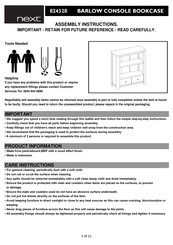 Next BARLOW 824328 Assembly Instructions Manual