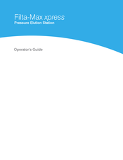 Idexx Filta-Max xpress Operator's Manual