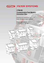 HYDAC FILTER SYSTEMS CTM-EB-1200-M-Z-Z Operating And Maintenance Instructions Manual