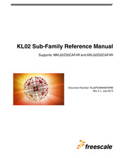 Freescale Semiconductor KL02 Series Reference Manual