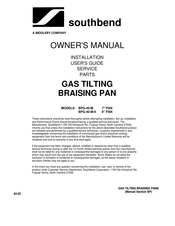 Middleby Southbend BPG-40-M-9 Owner's Manual