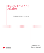 Keysight X281C Operating And Service Manual