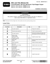 Toro 31212 Installation Instructions Manual