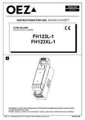 OEZ FH123XL-1S Instructions For Use Manual