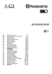 Husqvarna BLi550X Operator's Manual