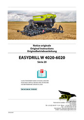 SKY Agriculture EASYDRILL W 6020 Original Instructions Manual
