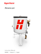 Hypertherm Abrasive pot Instruction Manual