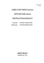 ARTRAY ARTCAM-130XQE-WOM Instruction Booklet