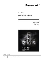 Panasonic PANATERM QS5000 Quick Start Manual