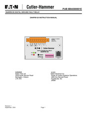 Eaton Cutler-Hammer D64RPB125 Instruction Manual