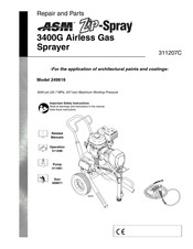 Graco ASM Zip Spray 3400G Repair And Parts Manual