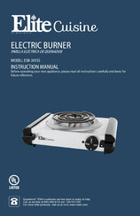 Elite Products ESB-301SS Instruction Manual