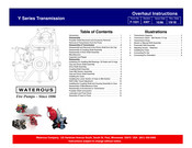 Waterous YD Overhaul Instructions