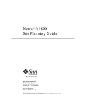 Oracle Sun Netra FT 1800 Site Planning Manual
