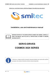 Smitec COSMOS 302 Series Installation, Use And Maintenance Manual