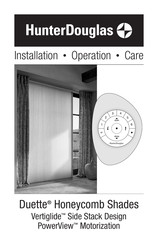 Hunter Douglas Douette Vertiglide Installation Operation Care