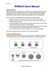 BackLine Engineering RiffBoxII User Manual