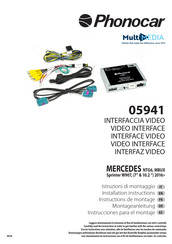 Phonocar 05941 Installation Instructions Manual