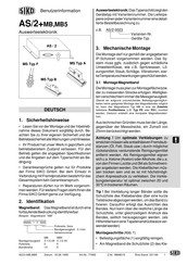Siko AS/2+MB5 User Information