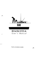 IBM Mother Board 486F39X User Manual