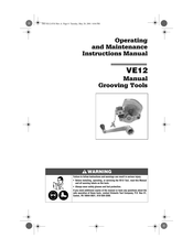 Victaulic VE12 Operating And Maintenance Instruction Manual