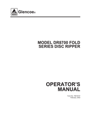AGCO Glencoe DR8700 Operator's Manual