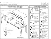 Teknion interpret WWWRW Installation Manuals