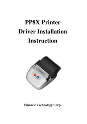 Pinnacle Technology Aclas PP8X Driver Installation Instruction