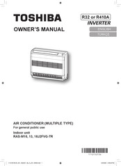 Toshiba RAS-M18J2FVG-TR Owner's Manual