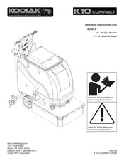 Kodiak K10 Compact Operating Instructions Manual