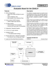 Cirrus Logic CDB43L21 Manual
