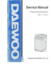 DAEWOO ELECTRONICS DWF-7570DP Service Manual
