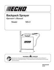 Echo MS-5 Operator's Manual