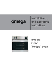 Omega Europa OA60 Installation And Operating Instructions Manual