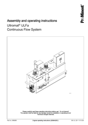 ProMinent Ultromat ULFa 4000 Assembly And Operating Instructions Manual