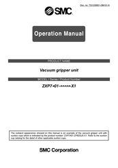 SMC Networks ZXP7A01-ZPB25JS-X1 Operation Manual