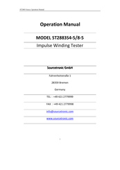 Sourcetronic ST2883 Series Operation Manual