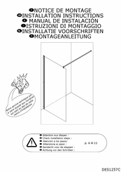 Kinedo SMART DESIGN SOLO Installation Instructions Manual
