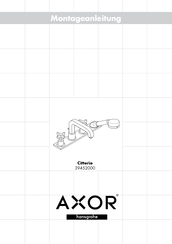 Hans Grohe AXOR Citterio 39452000 Manual